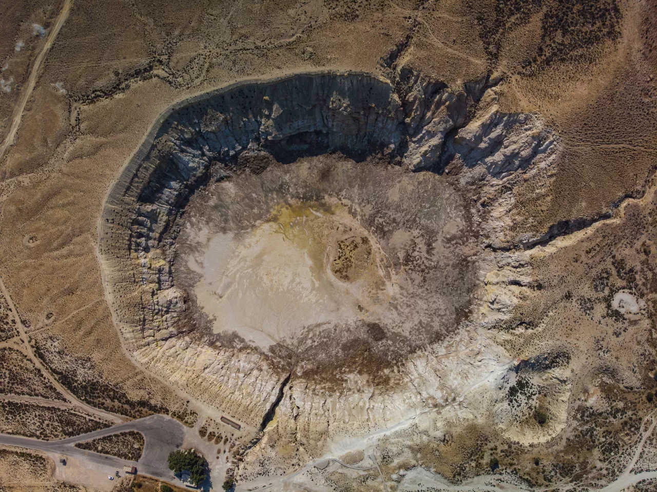The volcano